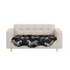 SOGA Three-Seater Black Horse Print 90x210cm Throw Blanket Sofa Cover