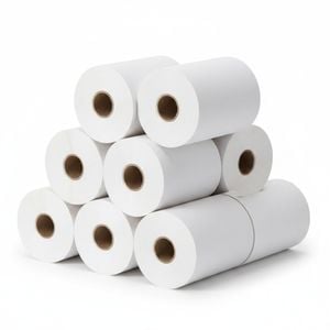 10x Thermal Paper Rolls 57x38mm - 9.5m Register EFTPOS POS Receipt Bulk