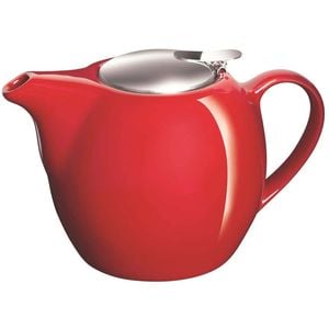 Avanti Camelia 750ml Ceramic Brewing Teapot Tea Maker Kettle Fire Engine Red
