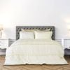 Ardor Ivy Ivory Embellished Quilt Cover Set King