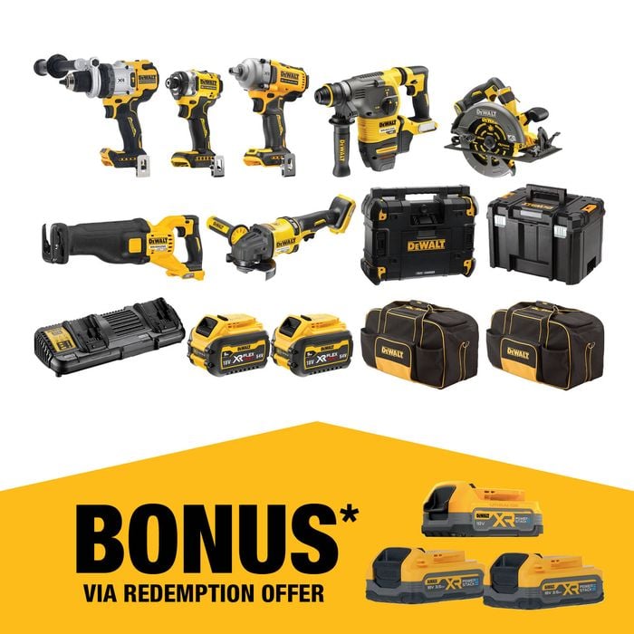DeWALT 18V/54V XR 9.0Ah 8 Piece Mixed Voltage Combo Kit DCZ803X2-XE