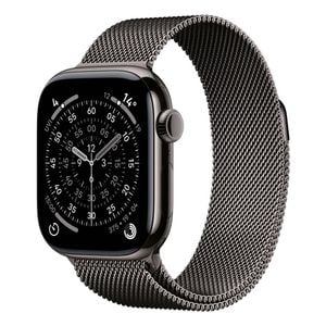 Apple Watch Series 11 GPS + Cellular 46mm Slate Titanium Case w/ Slate Milanese Loop (M/L)