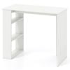 Costway Computer Desk Office Writing Table White