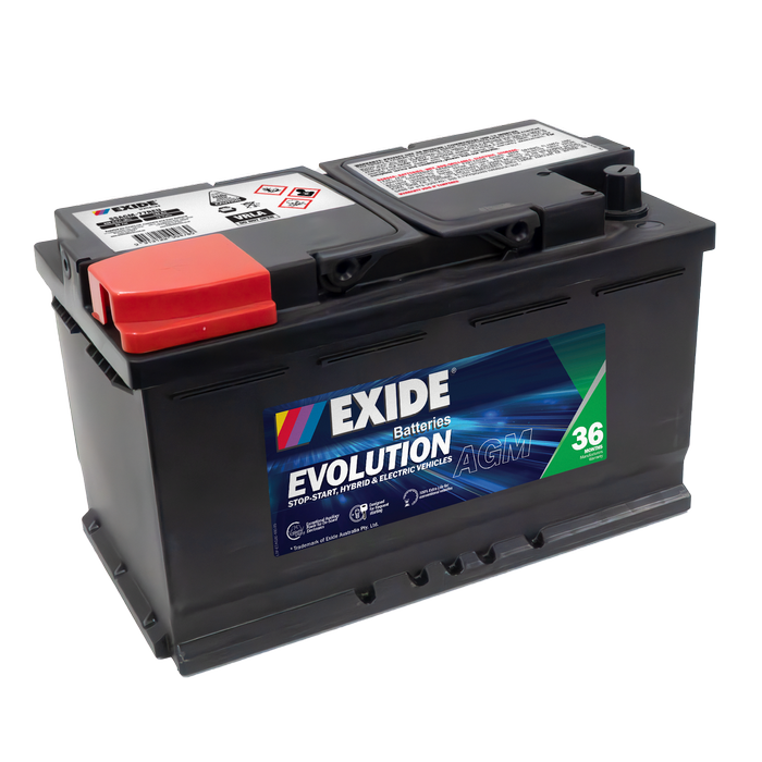 Exide Evolution SSAGM-77REU Stop Start Battery