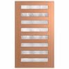 Hume 2340 x 1020 x 40mm Entrance Door Savoy Cathedral Glass XS28