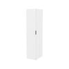 Lugna 2048 x 450 x 580mm White 5 Shelf 1 Left Hand Door Cabinet
