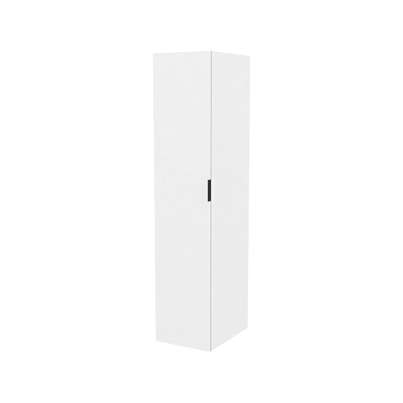 Lugna 2048 x 450 x 580mm White 5 Shelf 1 Left Hand Door Cabinet