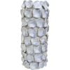 LVD Ceramic Flower Vase Shell Disc Medium Decorative Home Decor