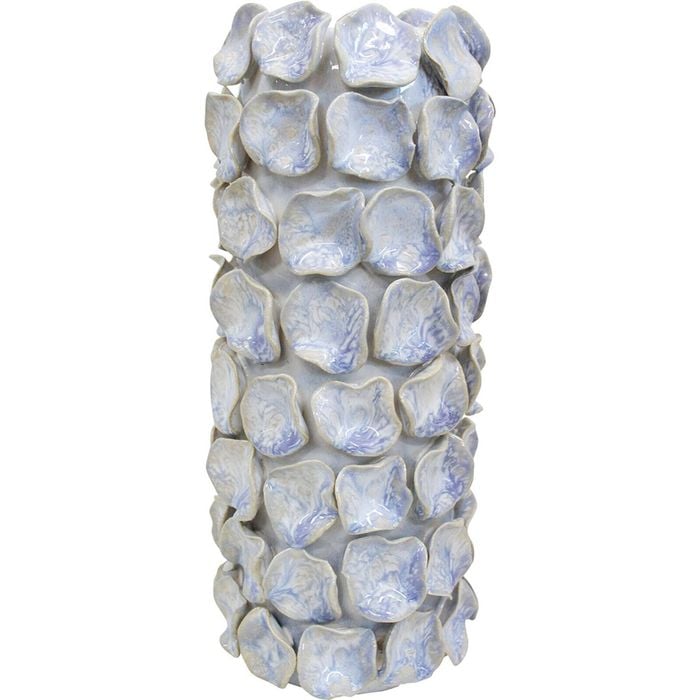 LVD Ceramic Flower Vase Shell Disc Medium Decorative Home Decor