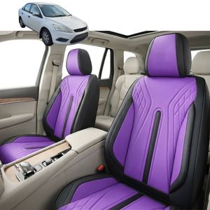 Australian Goose Front Seat Covers for Ford Focus 2005 - 2010 (LS) - PU Leather, Purple (2pc)