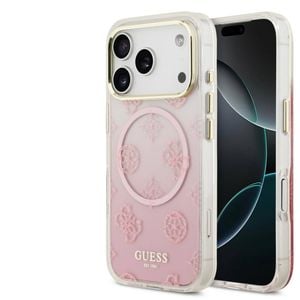 Guess Peony Gradient Glitter Edition for iPhone 17 Pro - Pink