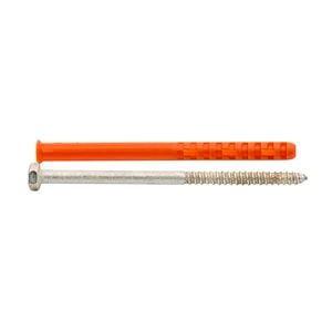 Ramset 10 x 135mm Galvanised Ultra Long Hex Head RamPlug