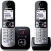 Panasonic Dect Twin Pack Cordless Phone With Digital Answering