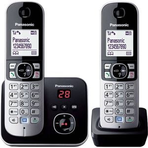 Panasonic Dect Twin Pack Cordless Phone With Digital Answering