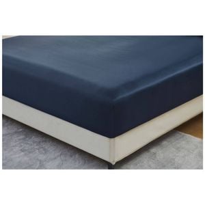 Grosvenor House 500TC Egyptian Cotton Fitted Bed Sheet Only King Single Navy