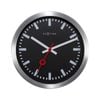 NeXtime 19cm Station Stripe Round Wall Clock Analogue Black