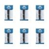 6pk Malli Braided Flat Portable Sewing Elastic Band Tape/cord 2cm X 3m Assorted