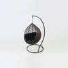Kakadu Pod Chair - Brown Frame with Black Cushion L103 x W110 x H200