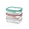 Glasslock 3 Piece Tempered Glass Set