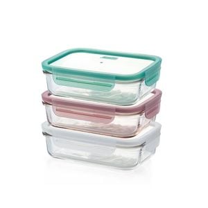 Glasslock 3 Piece Tempered Glass Set