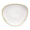 Olympia Kiln Triangular Plate Chalk 165mm 6 Pack Tableware Serving Crockery