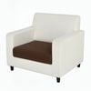 Anyseat Sofa Cover Coffee Polyester Thick Stretchable Cushion For Living Room 1pc Enlarge Size 130-160cm