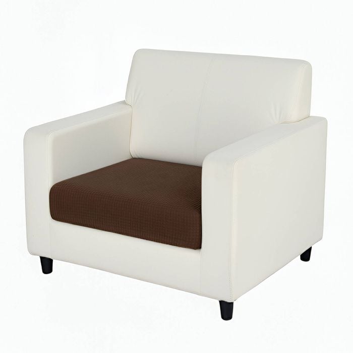 Anyseat Sofa Cover Coffee Polyester Thick Stretchable Cushion For Living Room 1pc Enlarge Size 130-160cm