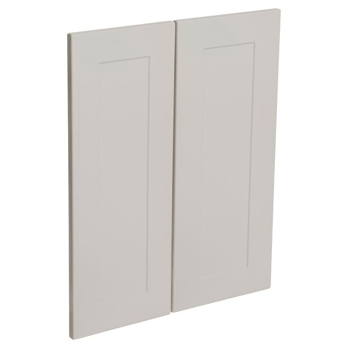 Kaboodle Cremasala Alpine Corner Wall Cabinet Doors - 2 Pack
