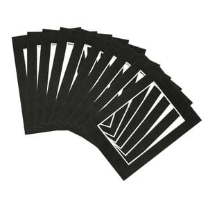 10x Picture Photo Mounts - To Fit Frame Size 5 X 7" For Image Size 4 X 6"