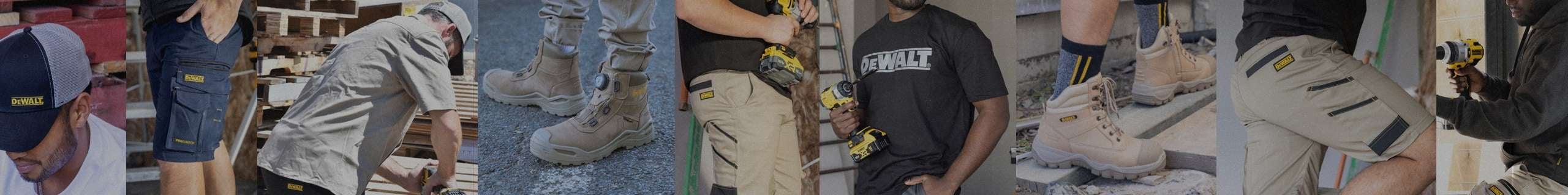 DeWalt Workwear - Graphic - Brand page - Hero Banner DeWalt Workwear