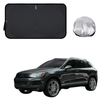 Front Windscreen Sun Shade for VolksWagen Touareg 2011 - 2017 (7P) - Standard 150 x 85 cm - Black