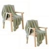 Soga 2x Matcha Green Polyester Throw Blanket Soft Cozy Sofa Bed