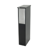 Sandleford 110cm Black Matte Burwood Parcel Letterbox