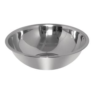 Vogue Stainless Steel Mixing Bowl Flat Base Stackable 1ltr 203mm