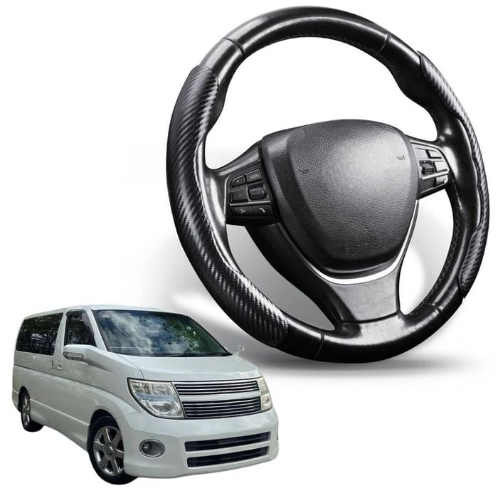 Segmented Steering Wheel Cover for Nissan Elgrand 2002 - 2010 E51 2nd Gen