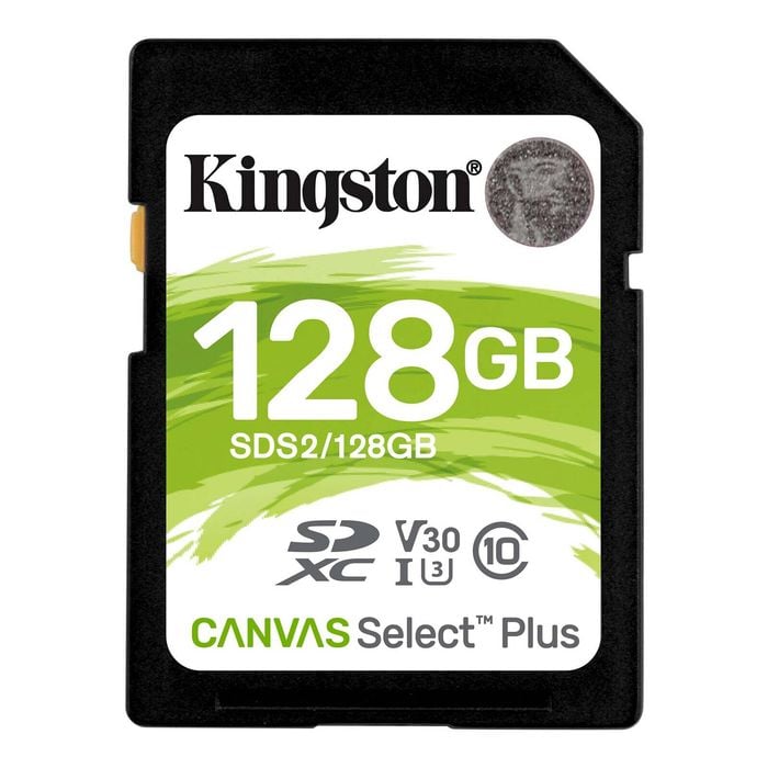 Kingston Canvas Select Plus Memory Card 128 GB SDXC Class 10 UHS-I [SDS2/128GB]