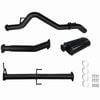 Ignite Exhausts Dpf Back For Mitsubishi Mr Triton 2.4l 3" With Muffler Black Aluminised Steel