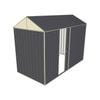 Build-a-Shed 1.5 x 3.0 x 2.3m Single Sliding Side Door Gable Shed - Grey