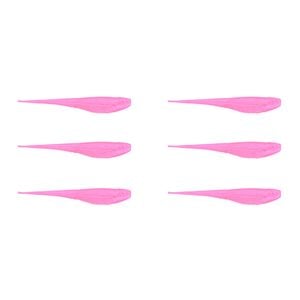 2x 3PK 7In Rapala Crush City The Jerk Soft Plastic Minnow Lures - Bubblegum UV