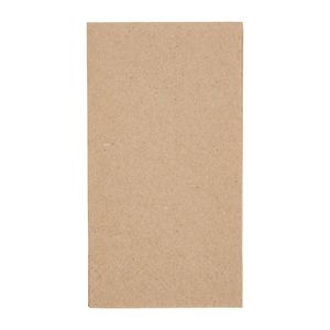 Fiesta Lunch Napkins Recyclable Recycled Kraft 2 Ply 330x330mm 1/8 Fold 2000 Pack