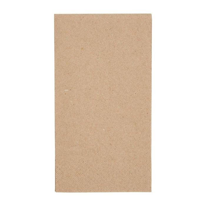 Fiesta Lunch Napkins Recyclable Recycled Kraft 2 Ply 330x330mm 1/8 Fold 2000 Pack