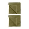 2PK Bambury Angove 600gsm Soft Absorbent Cotton Bath Sheet 80x160cm Green
