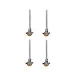 Gorilla Scaffold Adjustable Wheels - 4 Pack
