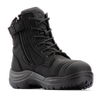 Bata Industrials Women's Black Luna Zip Side Safety Boot US Size 8