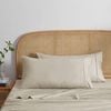 Dreamaker 1500tc Cotton Rich King Pillowcase Twin Pack - Oat