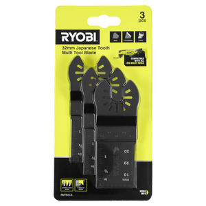 Ryobi 32mm Japanese Tooth Multi Tool Blade 3 Pack