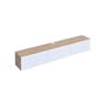 Tierra Wall Mount Entertainment TV Unit Floating 3 Doors 180cm White and Oak
