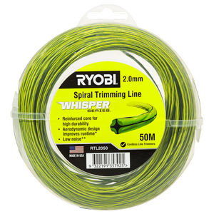 Ryobi 2mm x 50m Whisper Series Trimming Line
