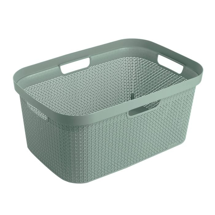 Ezy Storage 50L Mint Green Mode Laundry Basket