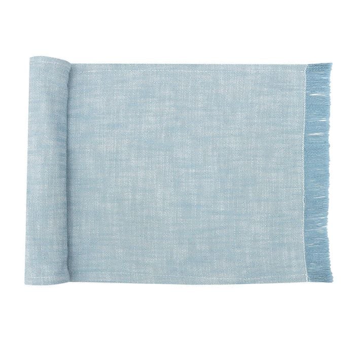 NF Home & Entertaining Essentials Sublime Table Runner 36x12cm Woven Blue